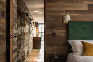 Looking towards the kitchen from one of the bedrooms.