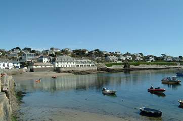 A foot ferry sails from the Prince of Wales Pier in Falmouth to beautiful St Mawes.