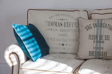 Like to read? Snuggle up on the sofa with a good book.