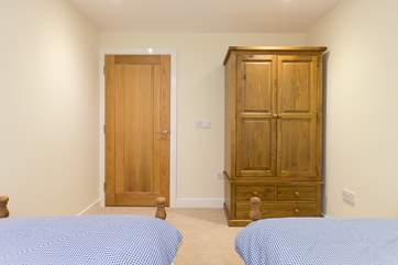 Next to it is the twin bedroom.