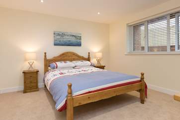 This double bedroom is on the ground floor.