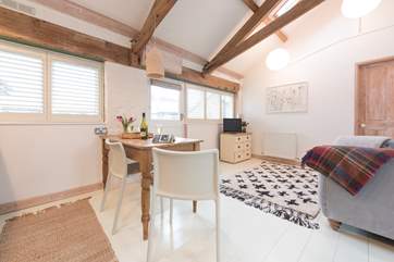 Open plan living.