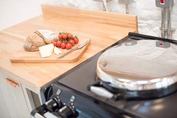 Prepare a romantic meal for two.