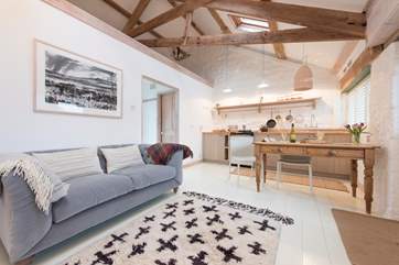 The beautiful living space.