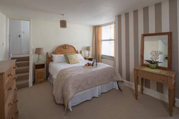 Bedroom 5. This fabulous room leads up onto another level which is home to two single beds, perfect for the younger members of the party (photo to follow). Close enough, yet far enough away.