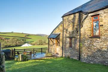 The countryside views stretch out before you.