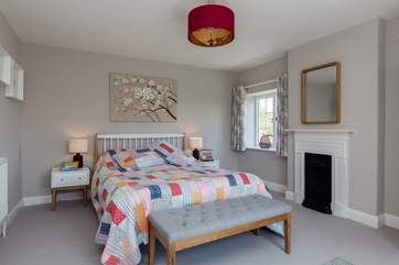 The master bedroom is exceptionally spacious - with the most wonderful views to wake up to.