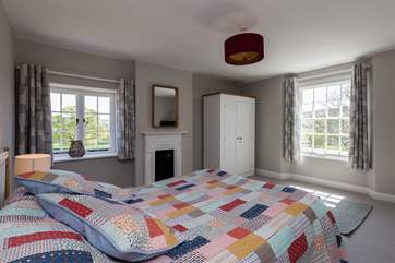 This image gives you an idea of the outlook from the master bedroom