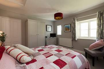 This is the double bedroom on the first floor of the main house.