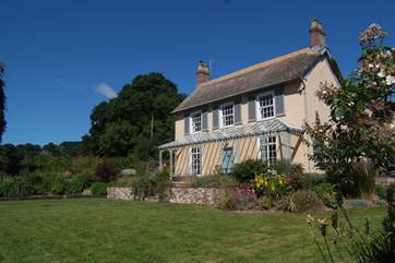 The amazing gardens wrap around the house and its fabulous terrace.
