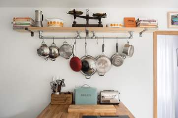 All the pots and pans you need.