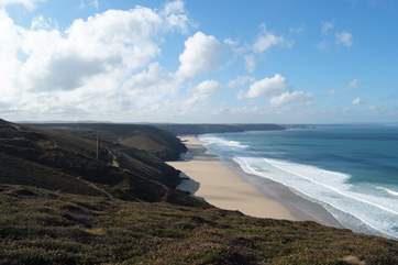 The coastal footpath passes the cottage giving direct access to miles of spectacular clifftop walks.