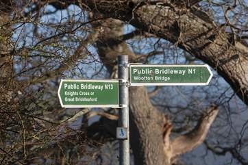 Keepers Cottage is surrounded by beautiful countryside walks.