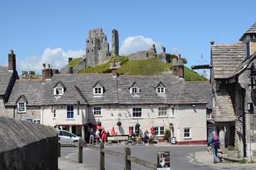 The village of Corfe, dominated by the castle is on the Isle of Purbeck, a short drive from Puddletown.