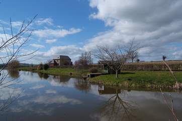This photo gives you the best idea of how the property is situated, with its dedicated lake and grounds.