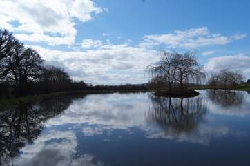 You can wander through the grounds and alongside the other fishing lakes here, wonderful picnic places even if fishing is not your hobby.
