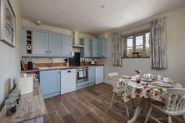 The fitted kitchen has all you need to create a holiday masterpiece.