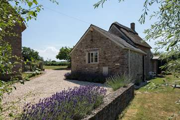 Pound Farm Cottage has its own driveway and plenty of space to park in front of the cottage.