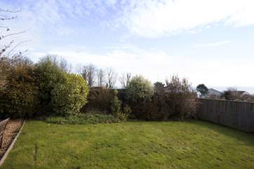 The enclosed garden is a perfect space for children and pets to run around and burn off some holiday excitement.