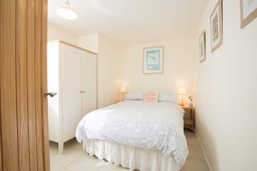 There is a lovely double bedroom on the ground floor.