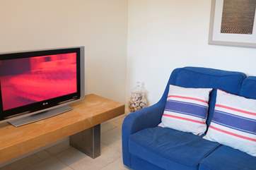 There is a snug on the ground floor, perfect for children to enjoy a film, or for you to escape and watch your favourite programme in peace!