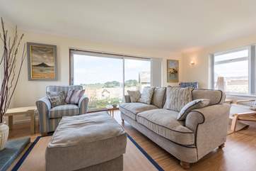 Great views from the sitting-room.