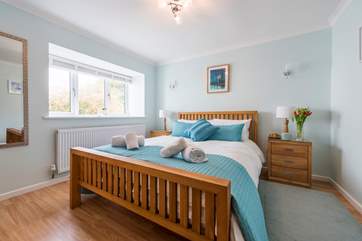 Bedroom 1 with a 5' double bed.