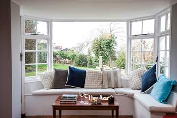 This cosy snug area is great for a game of backgammon and a glass of wine!