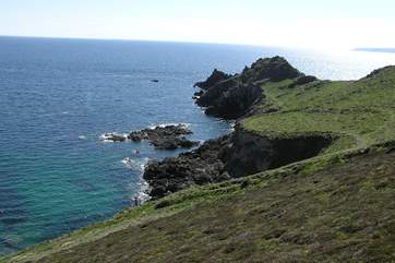 Cudden Point, Prussia Cove, a wonderful cliff walk just four miles away.