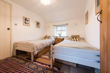 The twin bedroom.