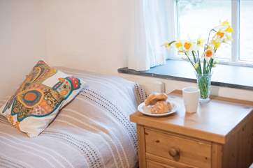Breakfast in bed.