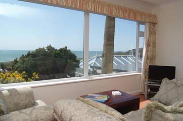 Sit and enjoy the sea views.
