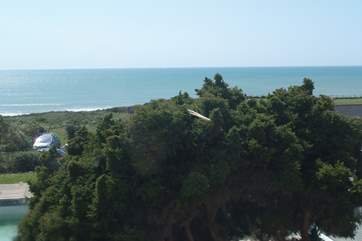 The view to Praa Sands.