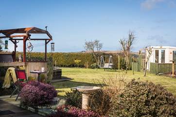 The owners' garden is there for you to enjoy but you have your own private area as well giving you the best of both worlds.