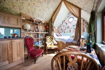 You can also enjoy the countryside views from your very own dining table.