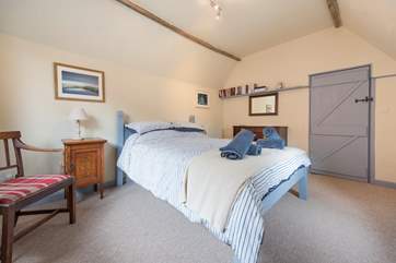 There are two double bedrooms and one single room at this lovely cottage.