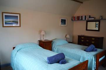 Bedroom 2 on the first floor has 'zip and link' (double or twin beds).