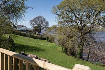 The views over the lawn are equally picturesque.