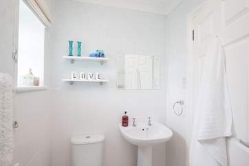 The en suite off the second bedroom