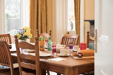 As you eat breakfast decide what adventures you will get up to today