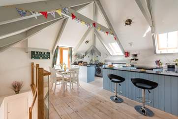 Open plan living.