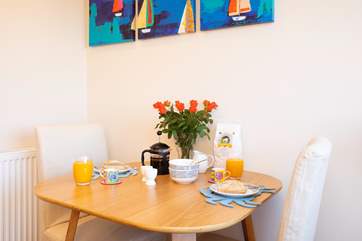Enjoy a hearty breakfast while planning your day ahead.