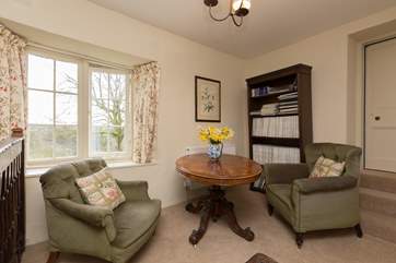 There is even space on the landing for a quiet reading area. The door to the right leads to Bedroom 4.