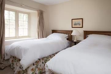 This is Bedroom 3, facing out to the back of the Barton.