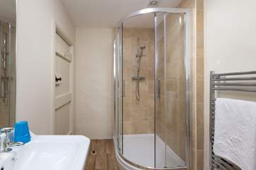 There are two shower-rooms for use by guests sleeping in Bedrooms 2 and 3. These two shower-rooms link together, useful for a family stay, but also have doors to the landing.