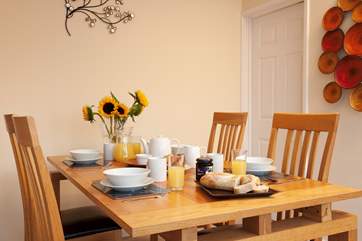 Plenty of dining space for the family