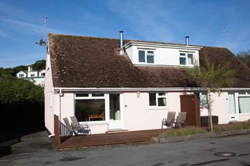 Each Tollgate cottage has a private decking at the front and rear