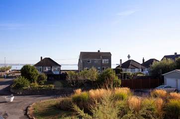 Beautiful sea views from the master bedroom.