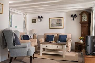 The cosy sitting-room.