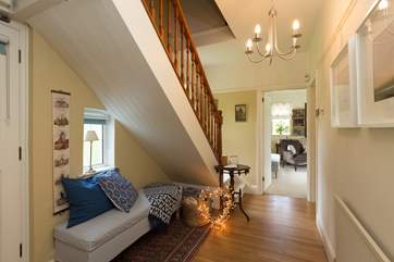 Even the entrance hall has a special atmosphere to set the scene for your stay here.